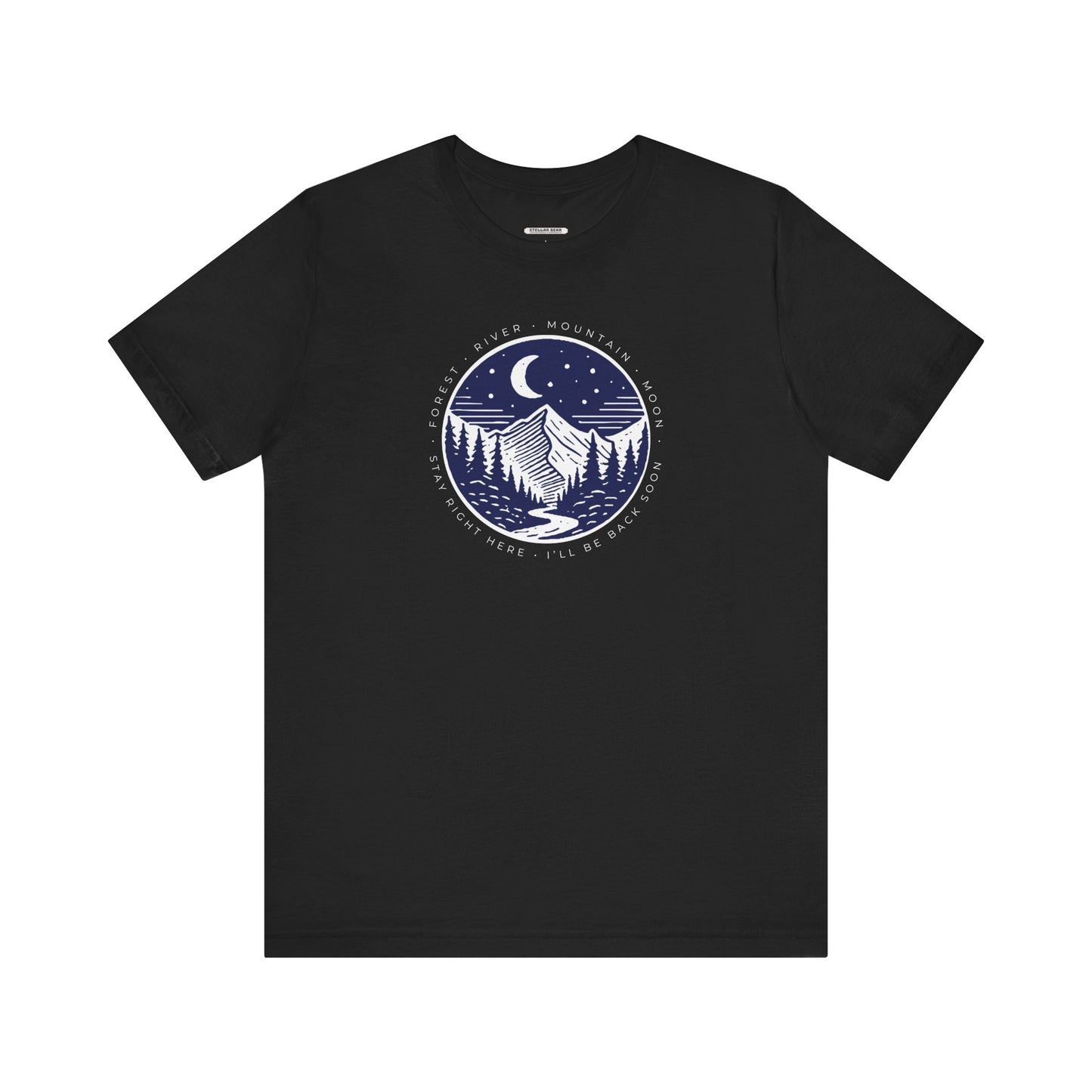 Forest River Mountain Moon Graphic T-Shirt