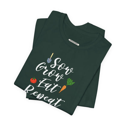 Sow Grow Eat Repeat Graphic T-Shirt