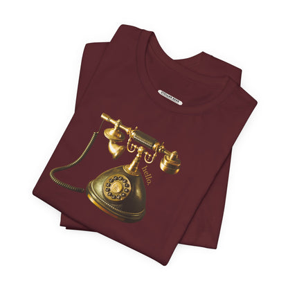 Telephone Hello Vintage Objects Graphic T-Shirt