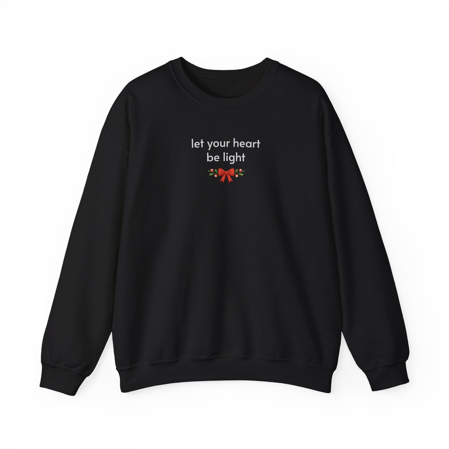 Let Your Heart be Light Minimalist Style Sweatshirt
