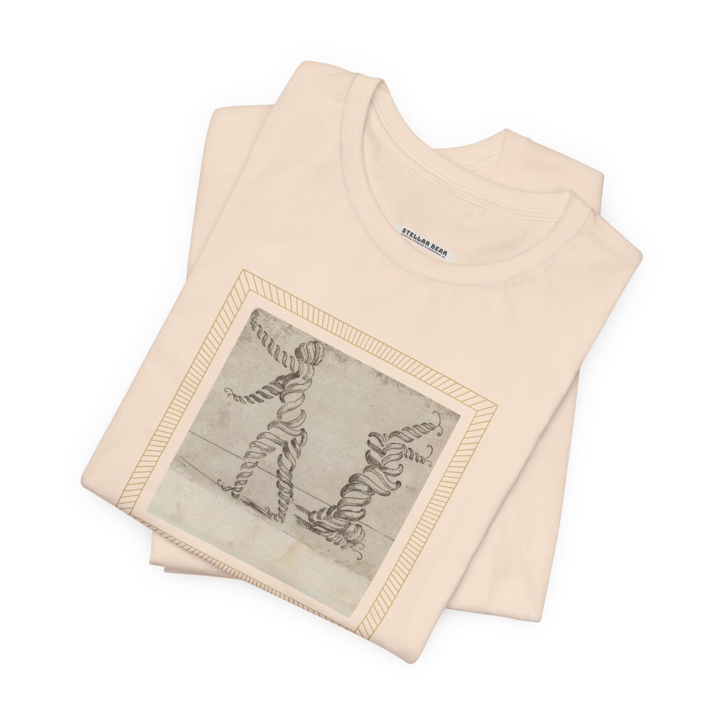 Ribbon People by Giovanni Battista Bracelli 1624 Vintage Graphic T-Shirt