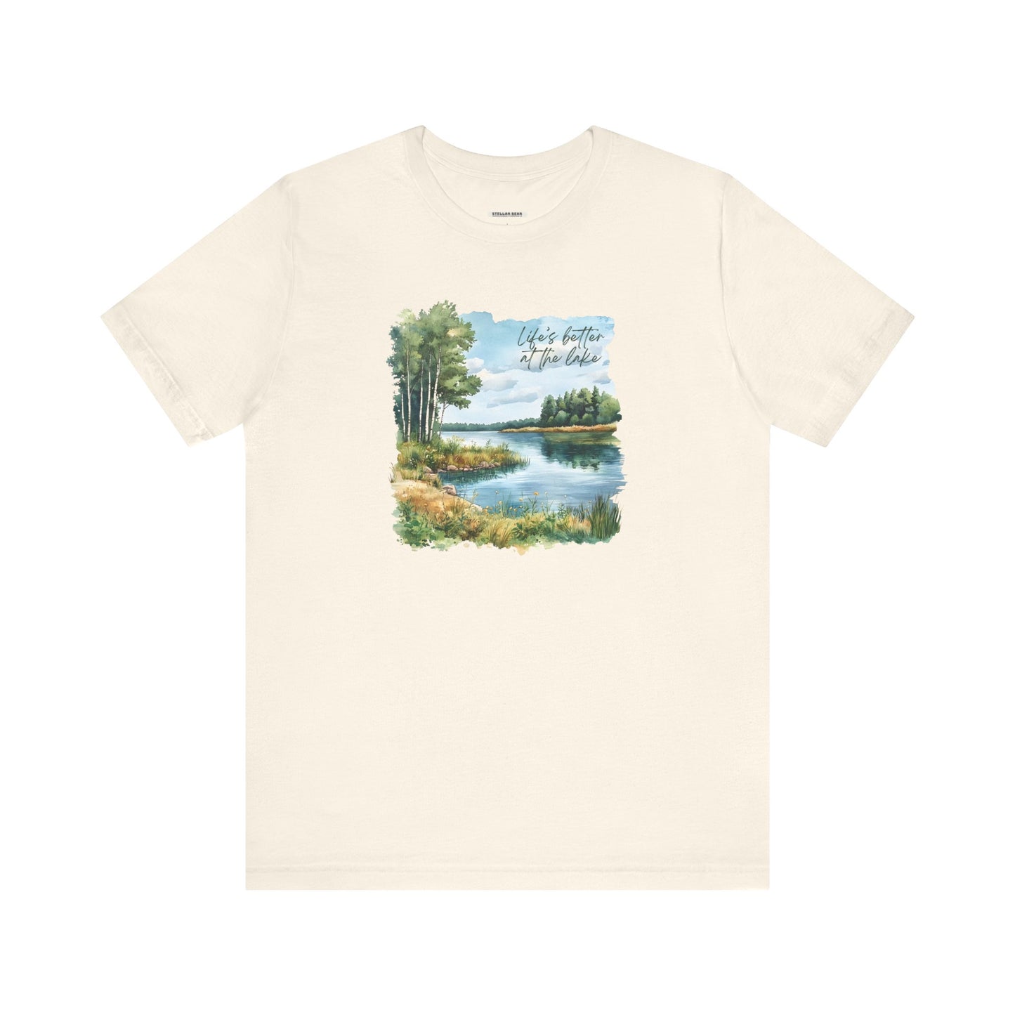 Life's Better at the Lake,  Spring Trees Graphic T-Shirt