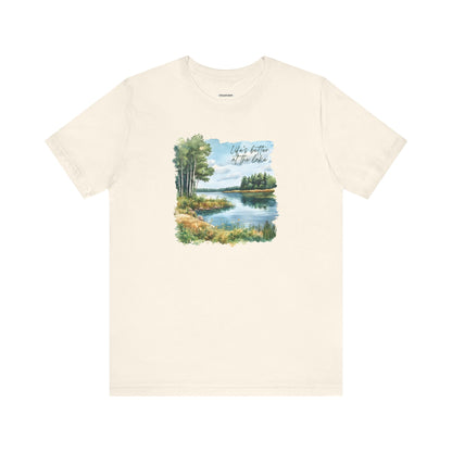 Life's Better at the Lake,  Spring Trees Graphic T-Shirt