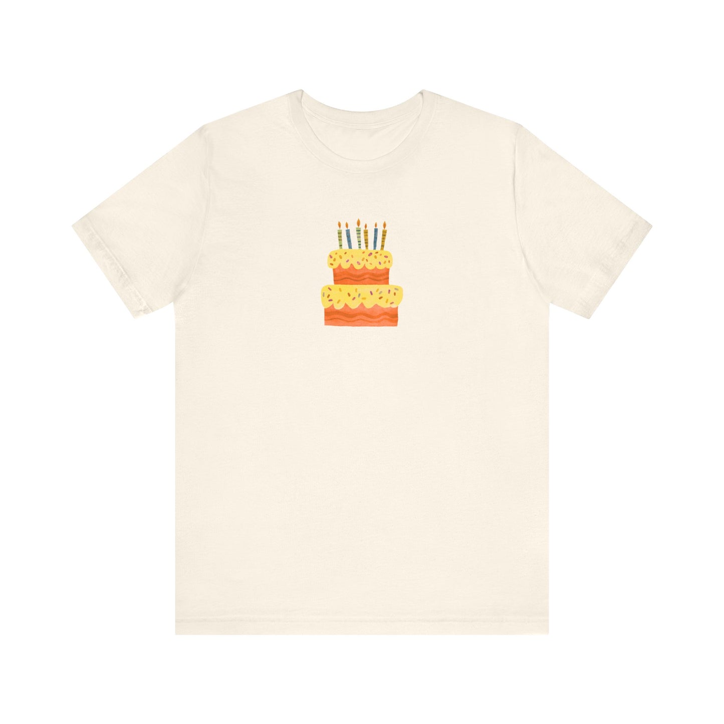 Birthday Cake Graphic T-Shirt