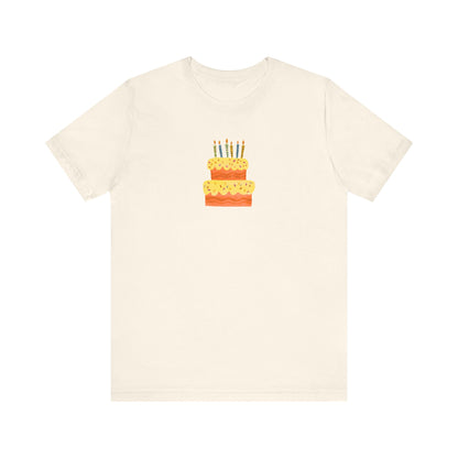 Birthday Cake Graphic T-Shirt