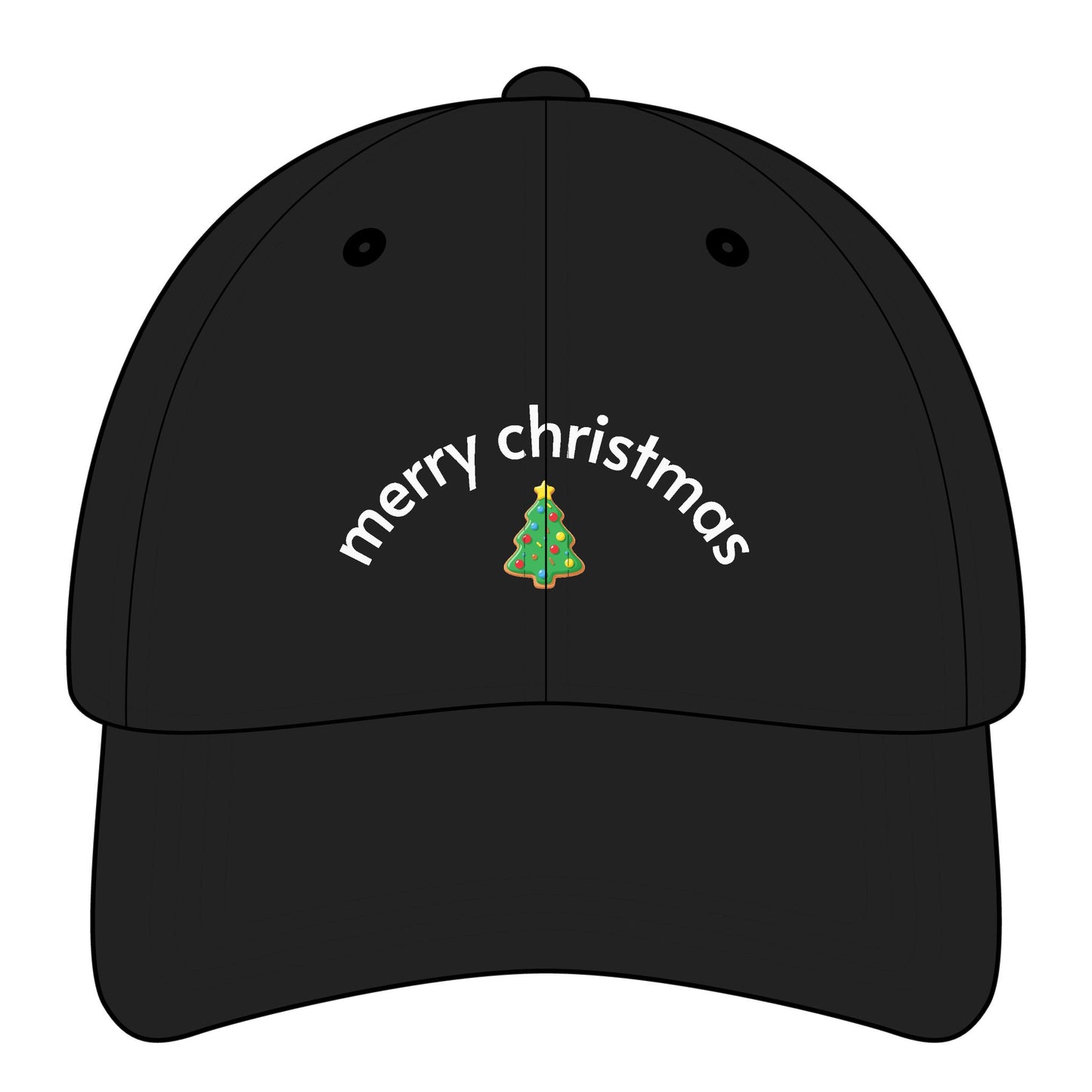 Merry Christmas Minimalist Style Cap