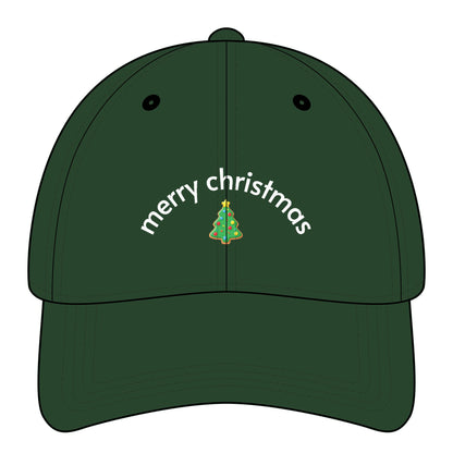 Merry Christmas Minimalist Style Cap