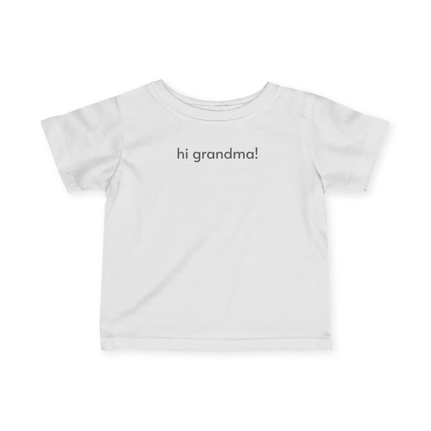 Hi Grandma! Baby/Toddler Minimalist Style T-Shirt