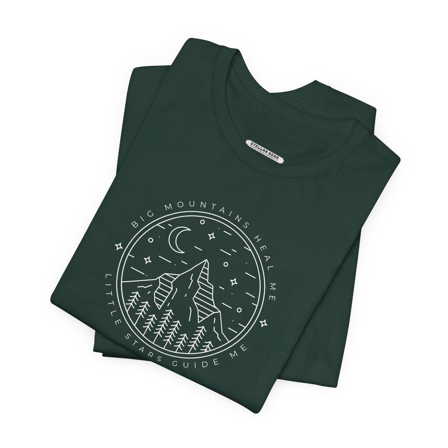 Big Mountains Heal Me, Little Stars Guide Me Graphic T-Shirt