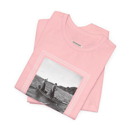 Ladies in a Canoe 1900 Vintage Graphic T-Shirt