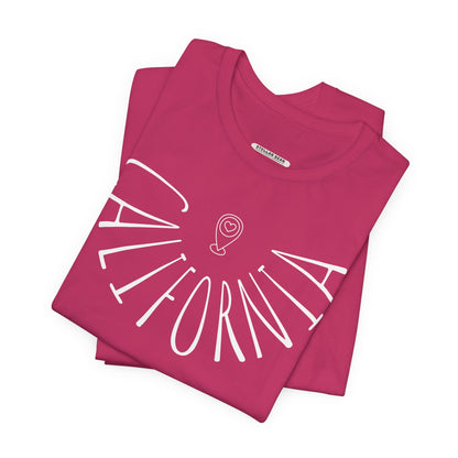 California Liquid Letters Graphic T-Shirt