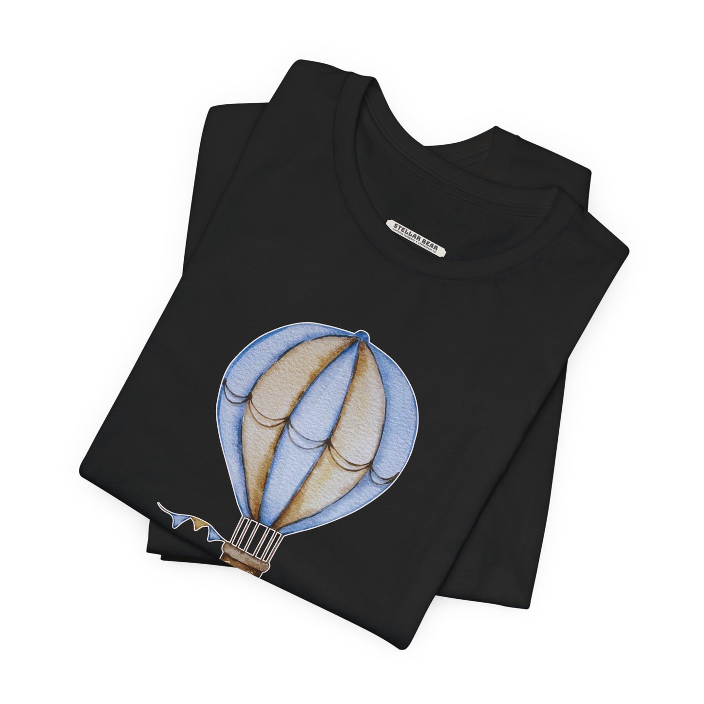 Hot Air Balloon Let's Fly Old-Style Vintage Objects Graphic T-Shirt
