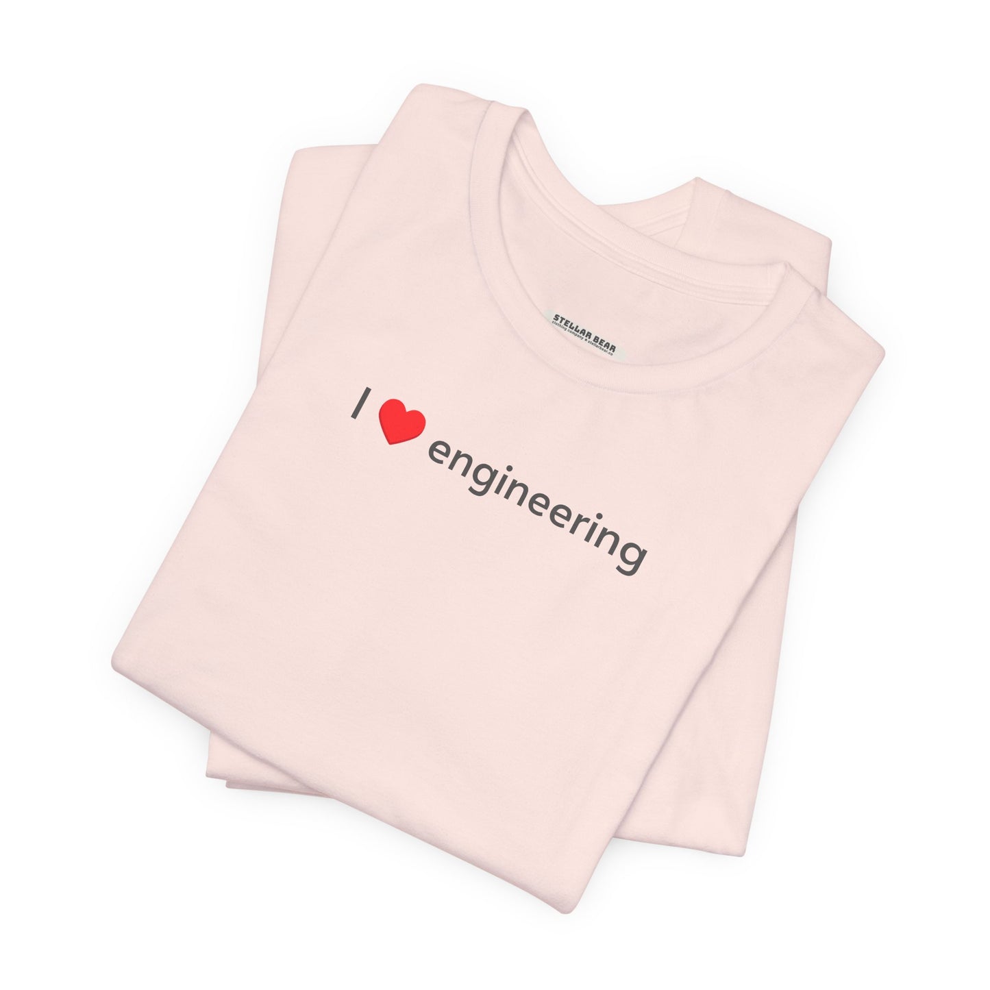 I Love Engineering Minimalist Style T-Shirt