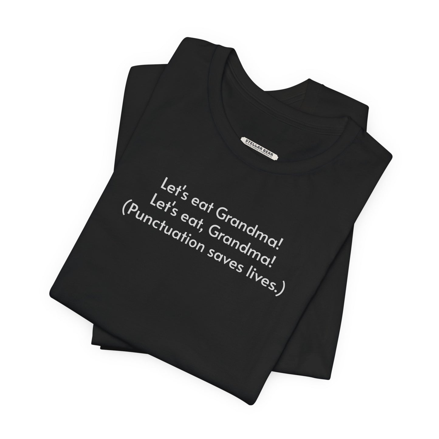 Punctuation Saves Lives Minimalist Style T-Shirt