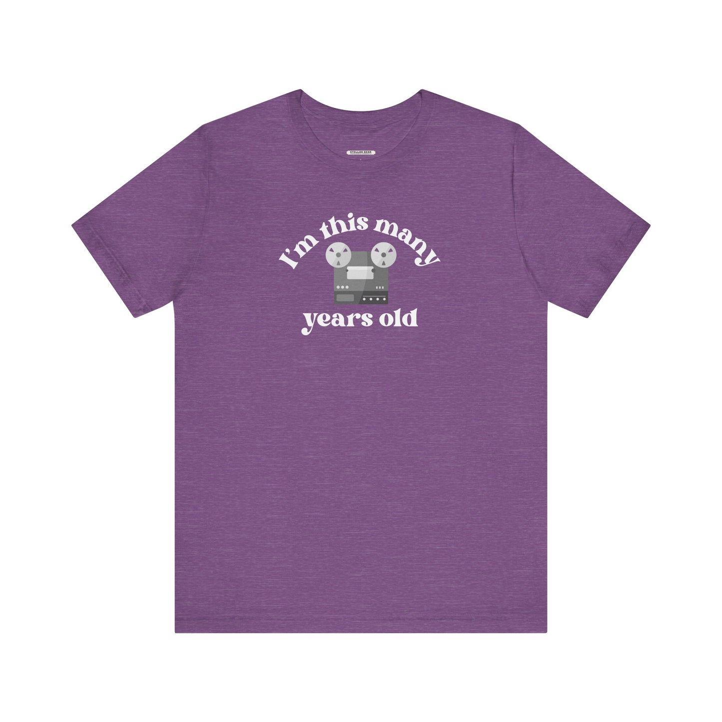 I'm This Many Years Old (Reel to Reel) Graphic T-Shirt