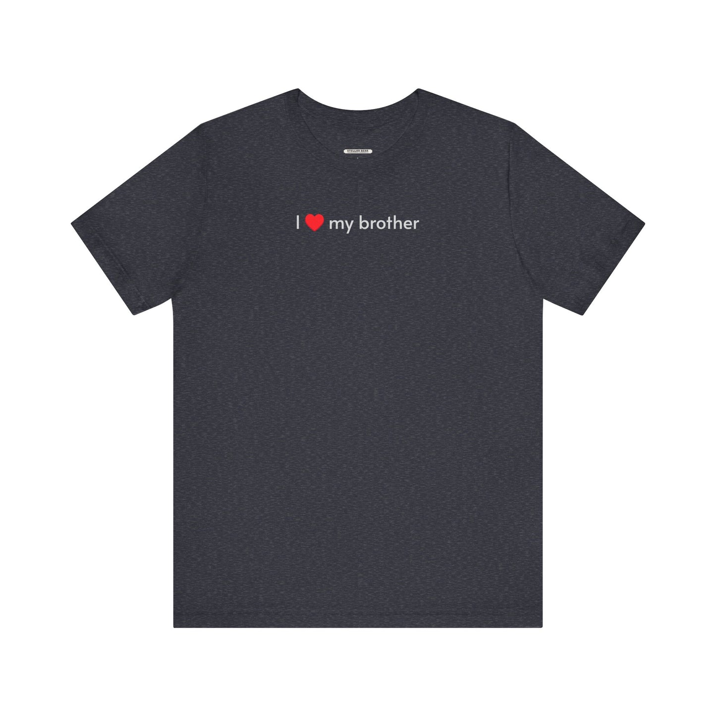 I Love My Brother Minimalist Style T-Shirt