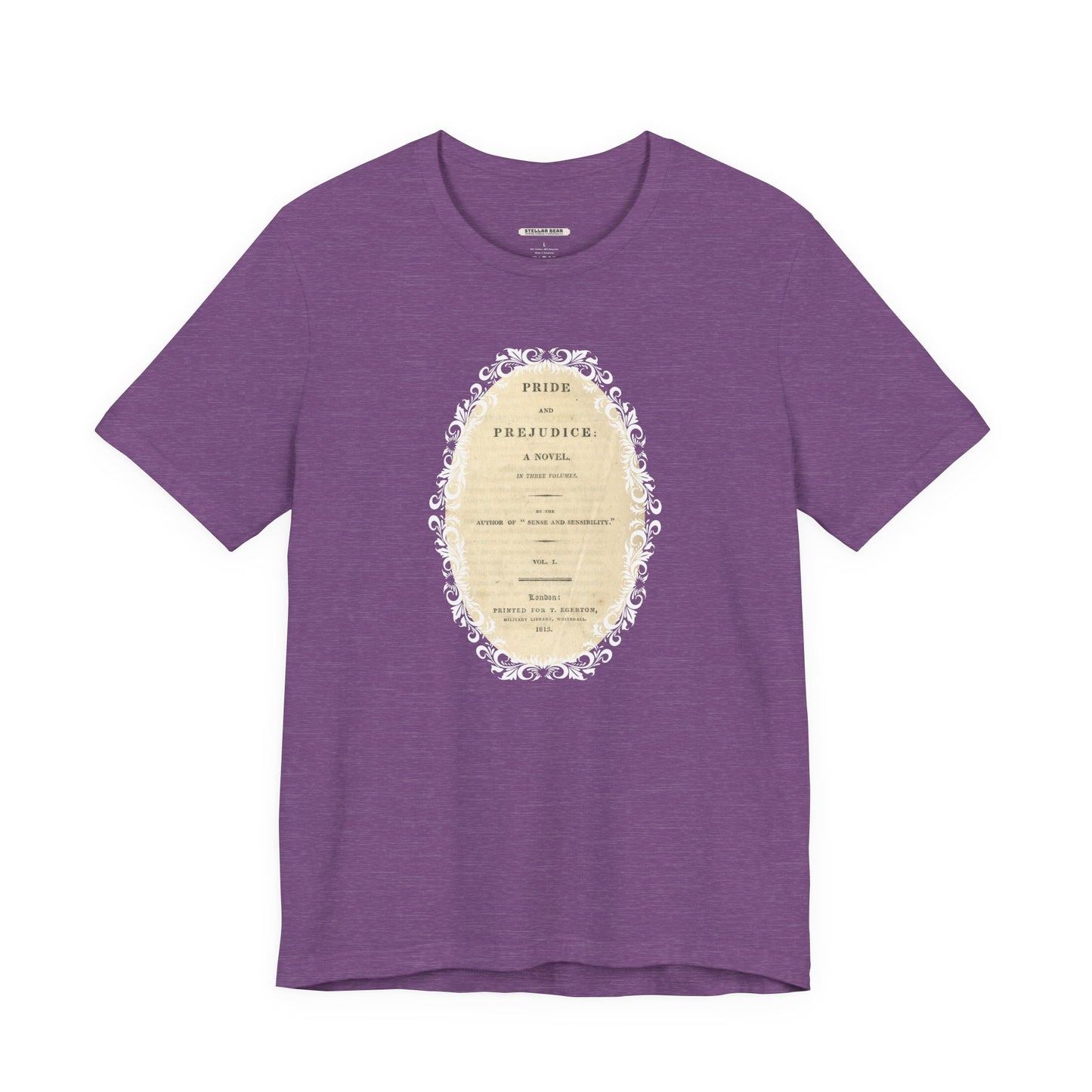 Pride and Prejudice First Edition Title Page 1813 Vintage Graphic T-Shirt (Jane Austen)