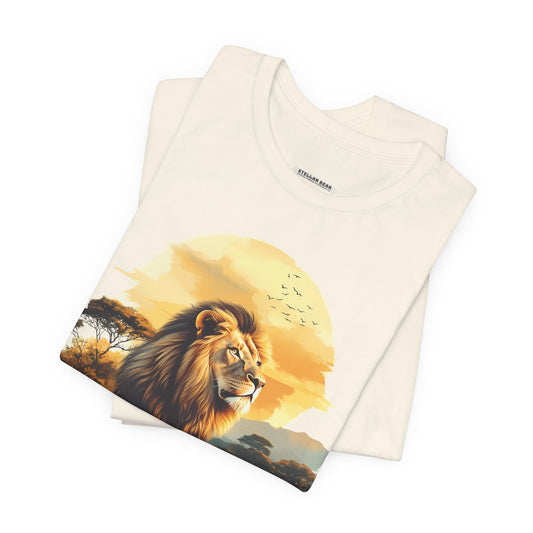 Lion Looking Graphic T-Shirt
