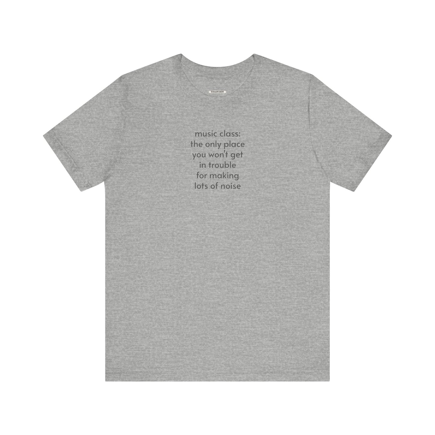Music Class Make Noise Minimalist Style T-Shirt