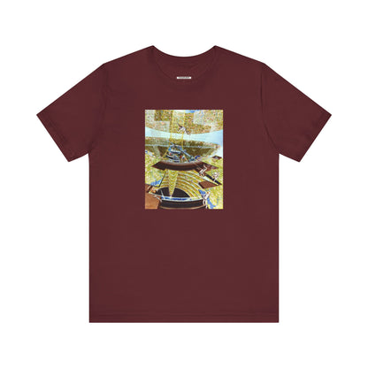 Space Colony Under Construction, NASA 1970 Illustration Vintage Graphic T-Shirt