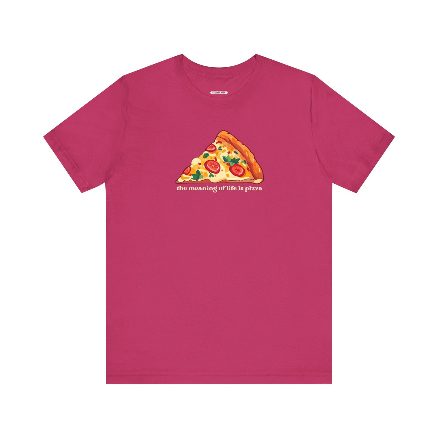 The Meaning of Life is Pizza Graphic T-Shirt