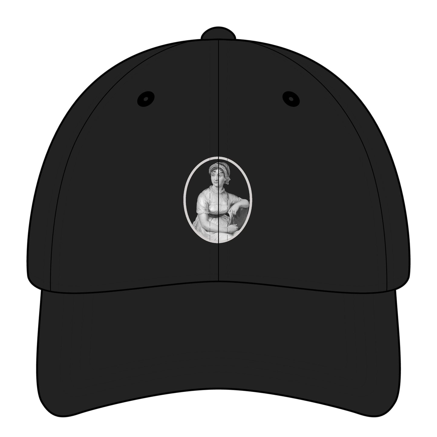 Jane Austen Portrait Vintage Graphic Cap
