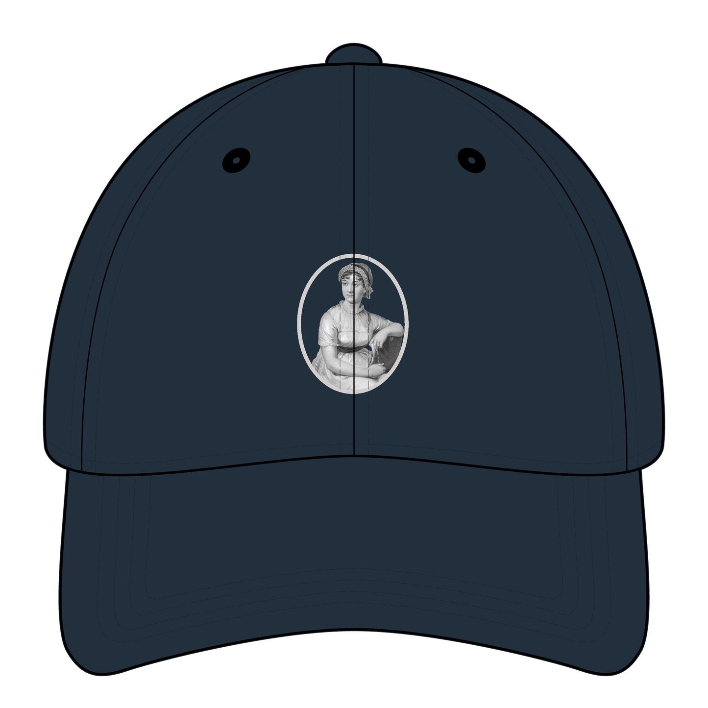 Jane Austen Portrait Vintage Graphic Cap