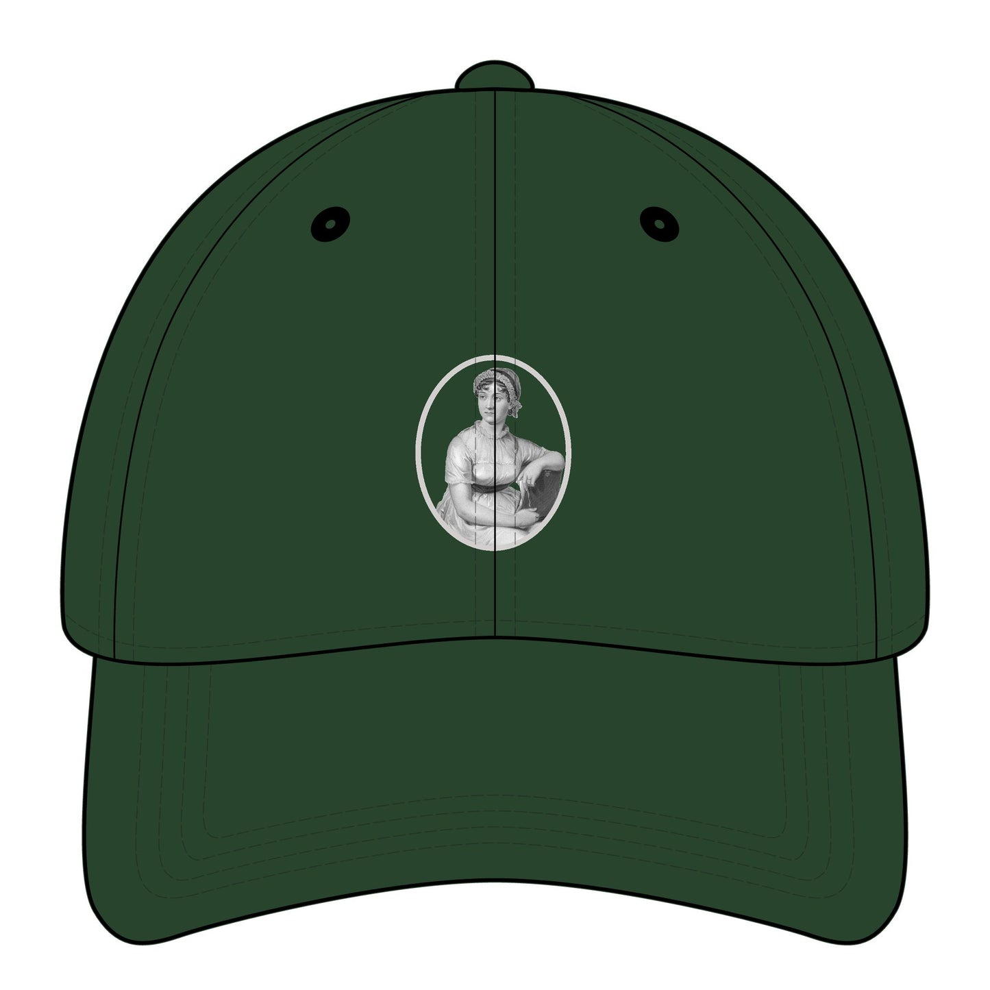 Jane Austen Portrait Vintage Graphic Cap