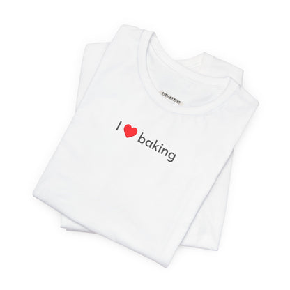 I Love Baking Minimalist Style T-Shirt