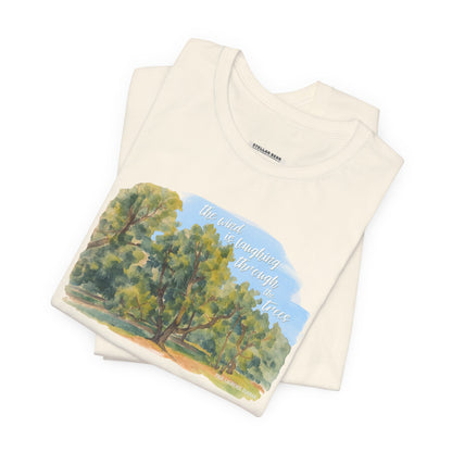 The Wind is Laughing Through the Trees Graphic T-Shirt (Paul Laurence Dunbar)