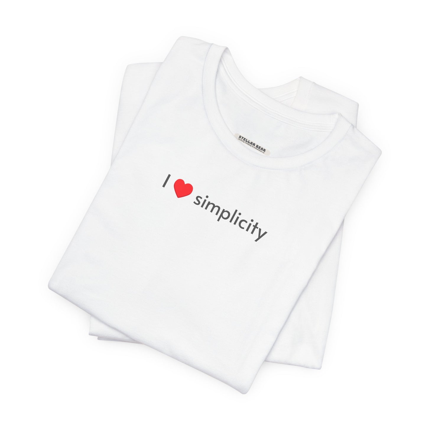 I Love Simplicity T-Shirt