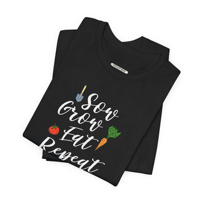 Sow Grow Eat Repeat Graphic T-Shirt