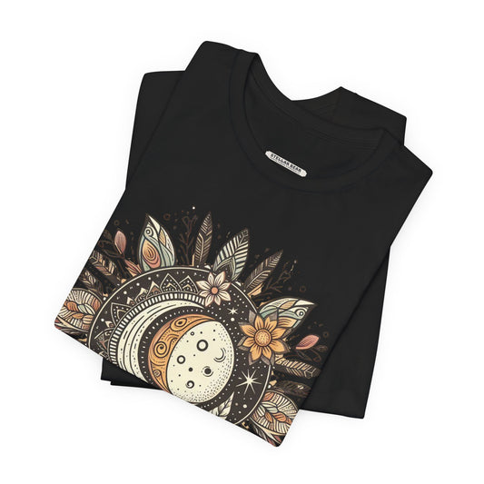 Sun and Moon Floral Graphic T-Shirt