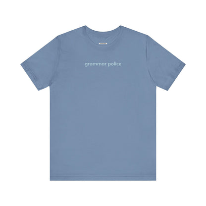 Grammar Police Minimalist Style T-Shirt