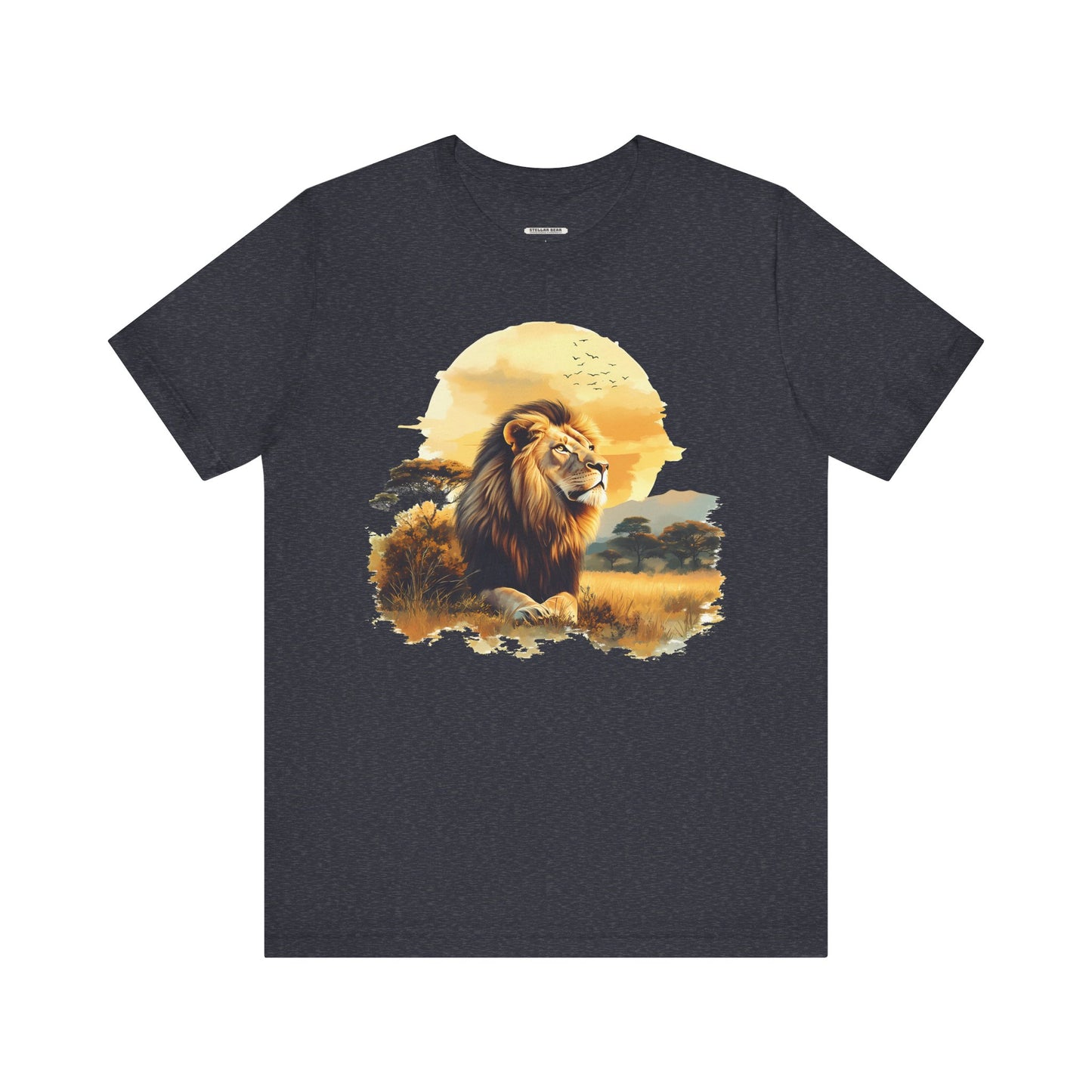 Lion Looking Graphic T-Shirt