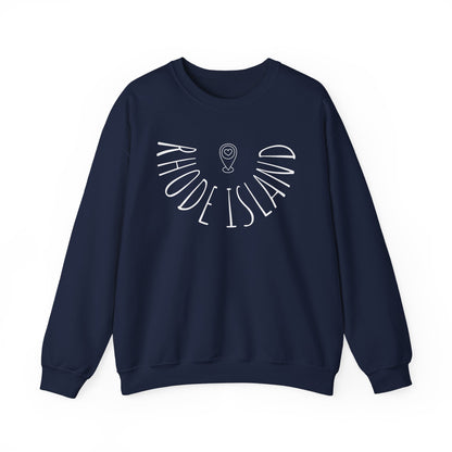 Rhode Island Liquid Letters Graphic Sweatshirt