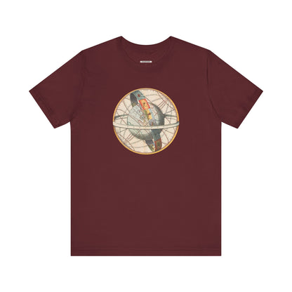 Ptolemaic View of the Universe Illustration 1660 Vintage Graphic T-Shirt