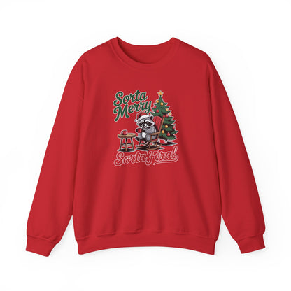 Sorta Merry Sorta Feral Graphic Sweatshirt