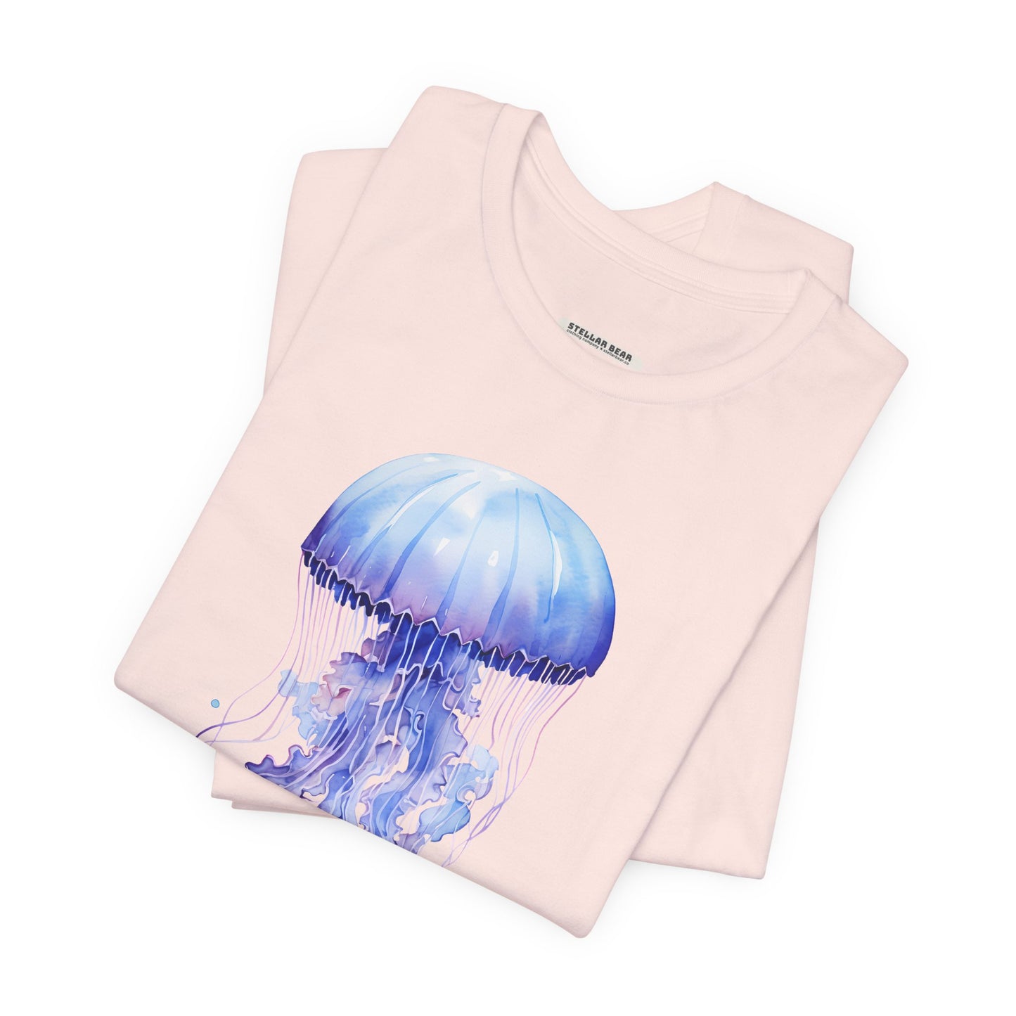 Jellyfish Lavender Blue Graphic T-Shirt