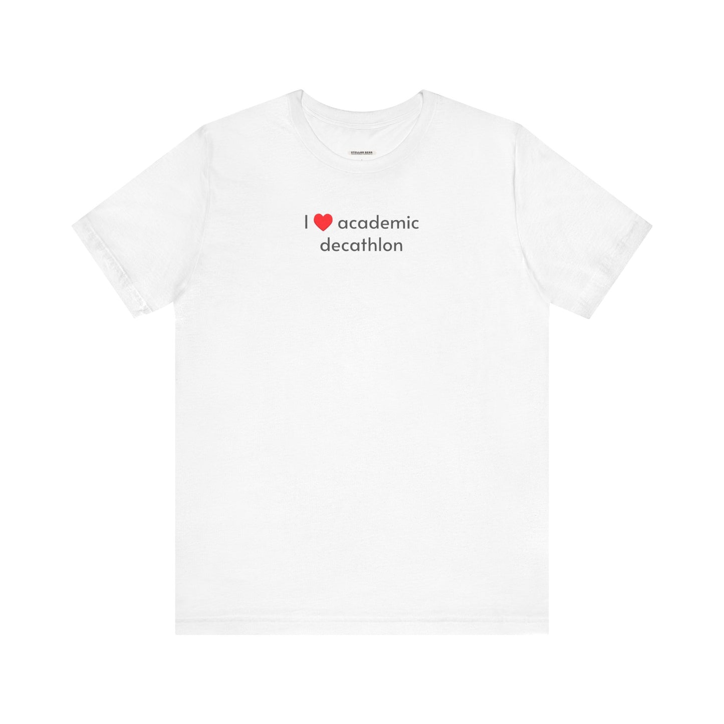 I Love Academic Decathlon Minimalist Style T-Shirt