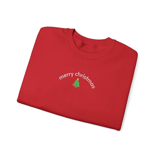 Merry Christmas Minimalist Style Sweatshirt