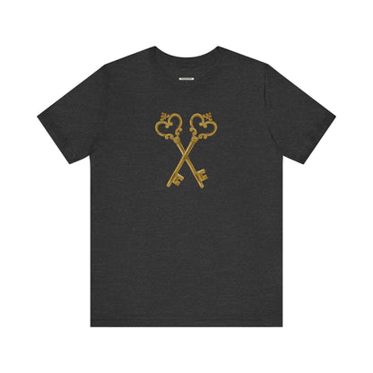 Old Keys Crossed Vintage Objects Graphic T-Shirt