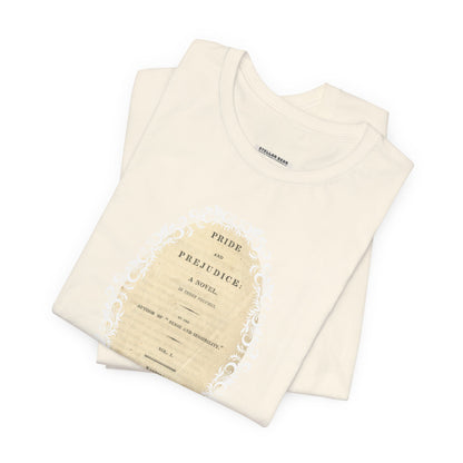Pride and Prejudice First Edition Title Page 1813 Vintage Graphic T-Shirt (Jane Austen)