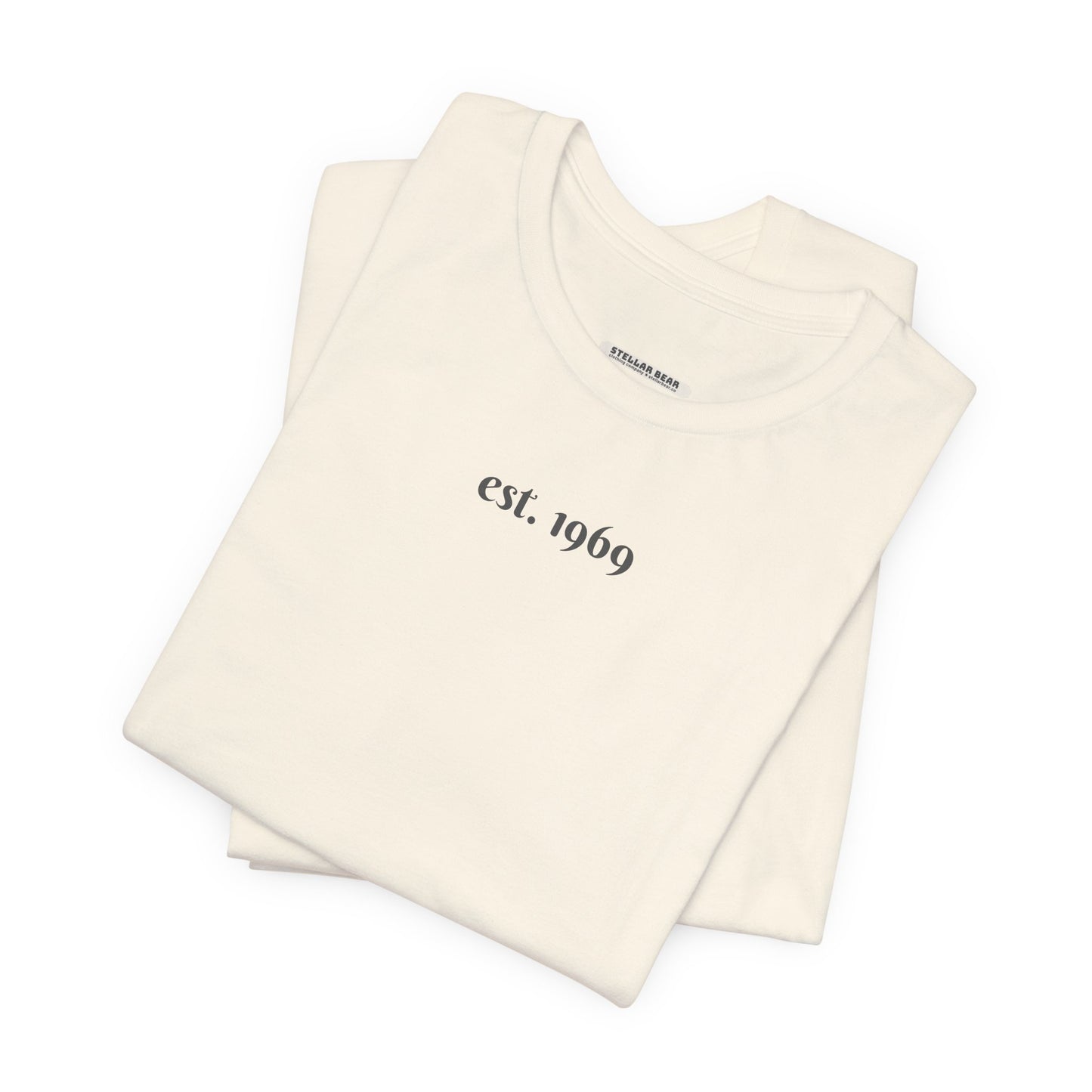 Est. (Personalized Year) Birthday Minimalist Style T-Shirt