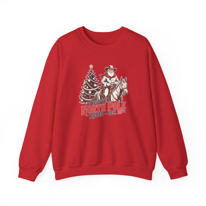Annual North Pole Rodeo Graphic Sweatshirt