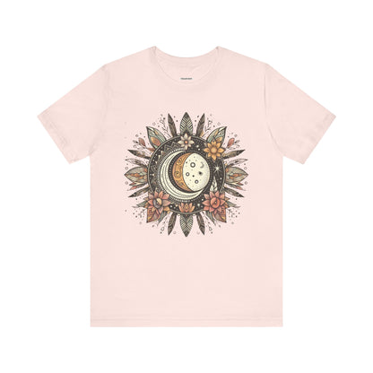 Sun and Moon Floral Graphic T-Shirt