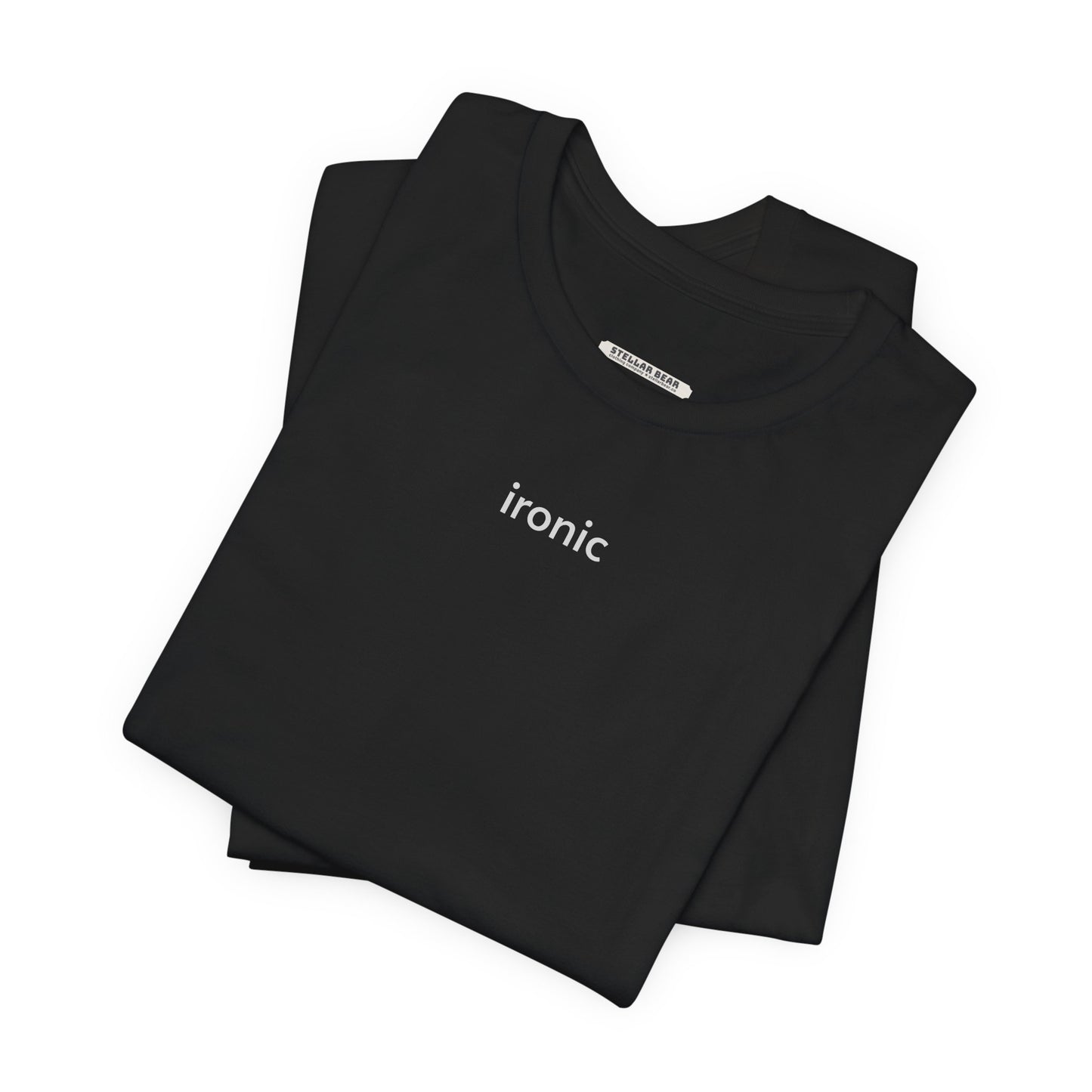 Ironic Minimalist Style T-Shirt