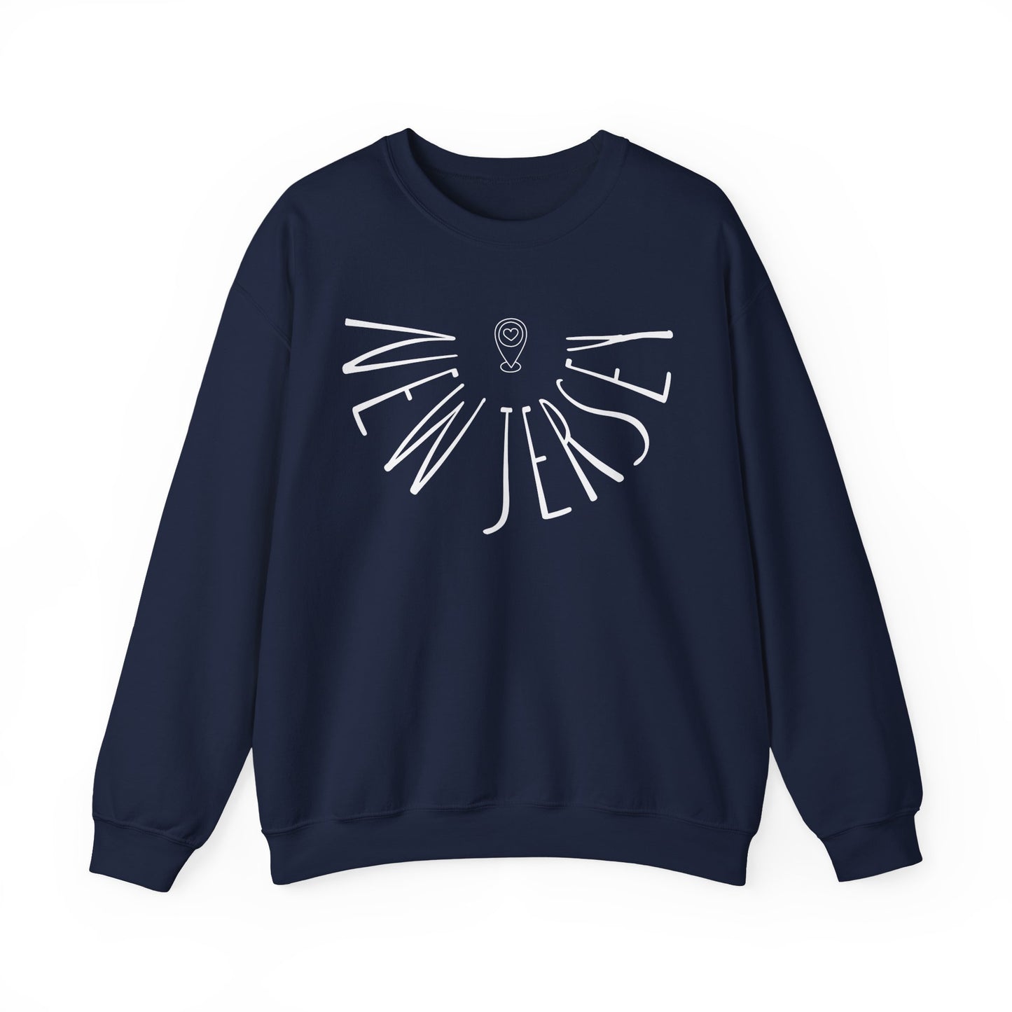 New Jersey Liquid Letters Graphic Sweatshirt