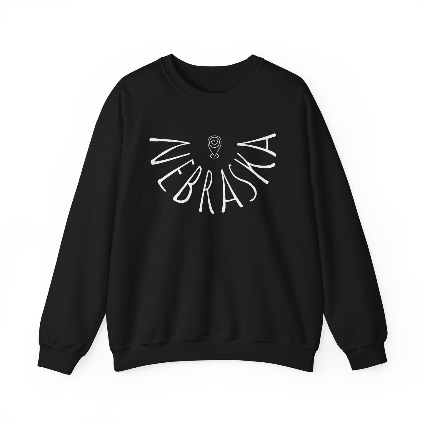Nebraska Liquid Letters Graphic Sweatshirt