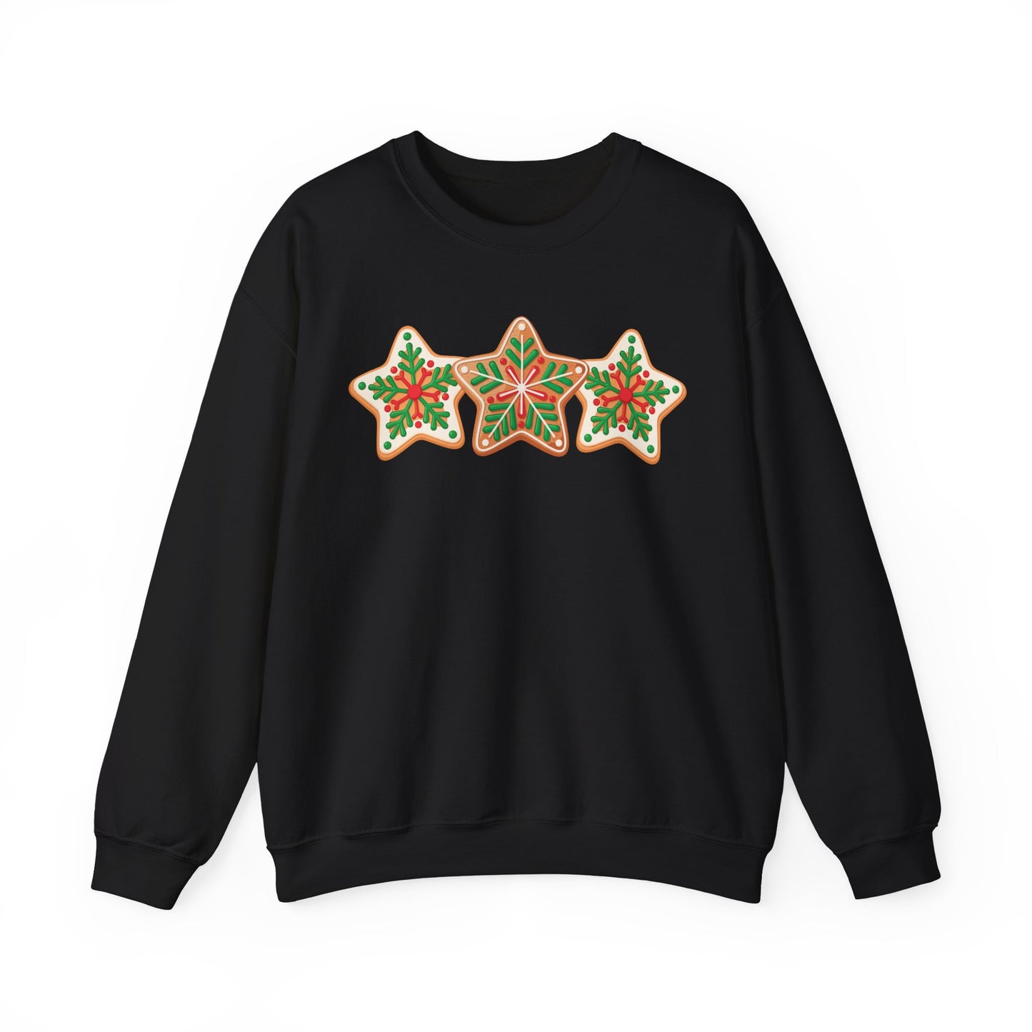 Christmas Star Cookies Graphic Sweatshirt